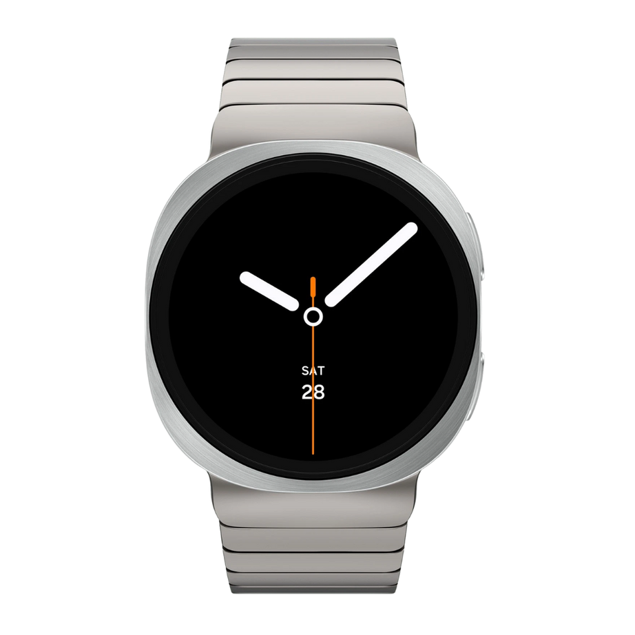 Titanium Luxury Stainless Steel Link Band for Samsung Galaxy Watch 8/9 – 44mm
