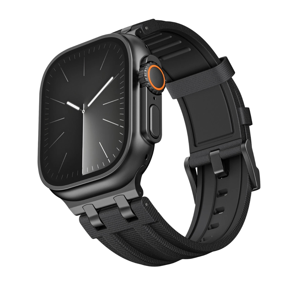Full Luxury AP FKM Rubber Woven Bands By Shopyholy Compatible For Apple Watch