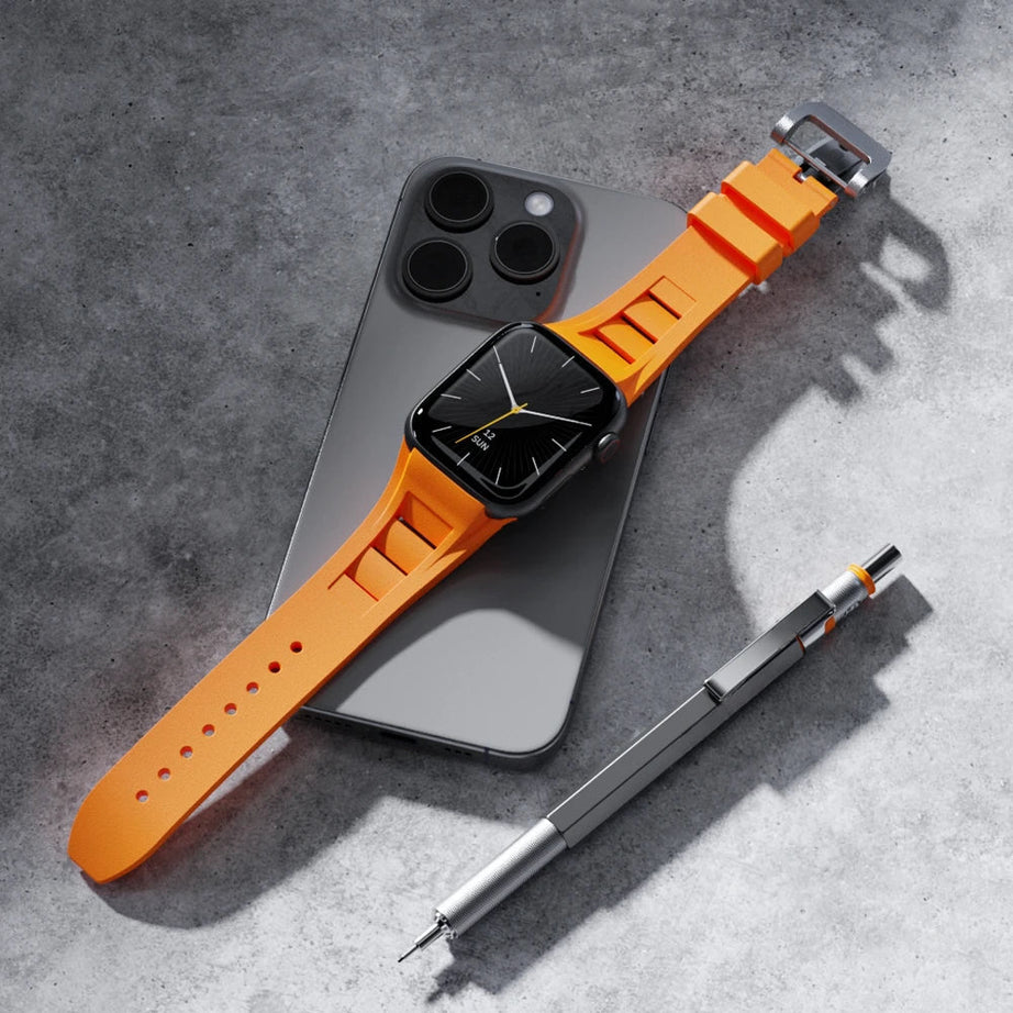 Luxury Richard Miller Butterfly Lock Sports Bands By Shopyholy Comaptible For iWatch