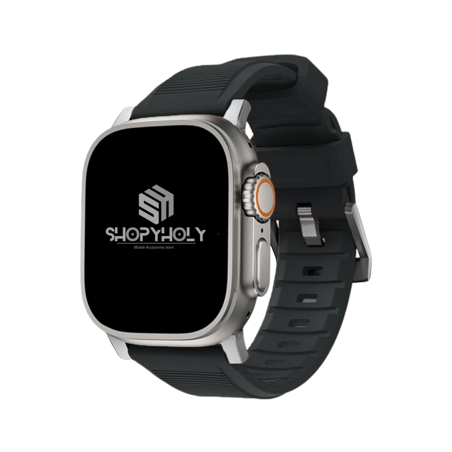 Black Premium Casetify Rugged Bands By Shopyholy Comaptible For iWatch