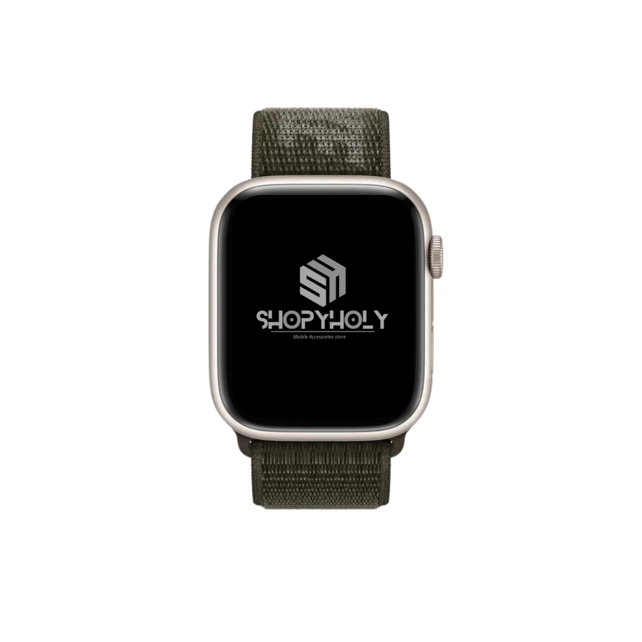 Khaki Premium Nike Velcro Sports Loop By Shopyholy For iWatch