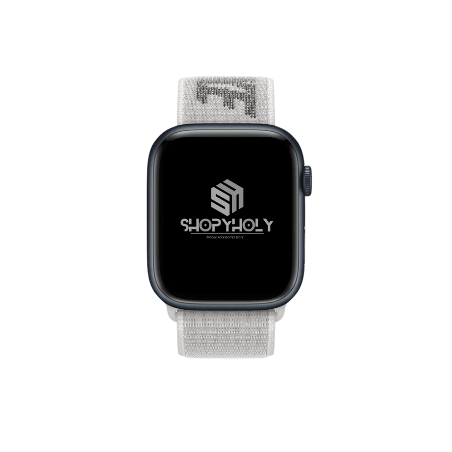 White Nike Sports Loop for iWatch – ShopyHoly - Main Image