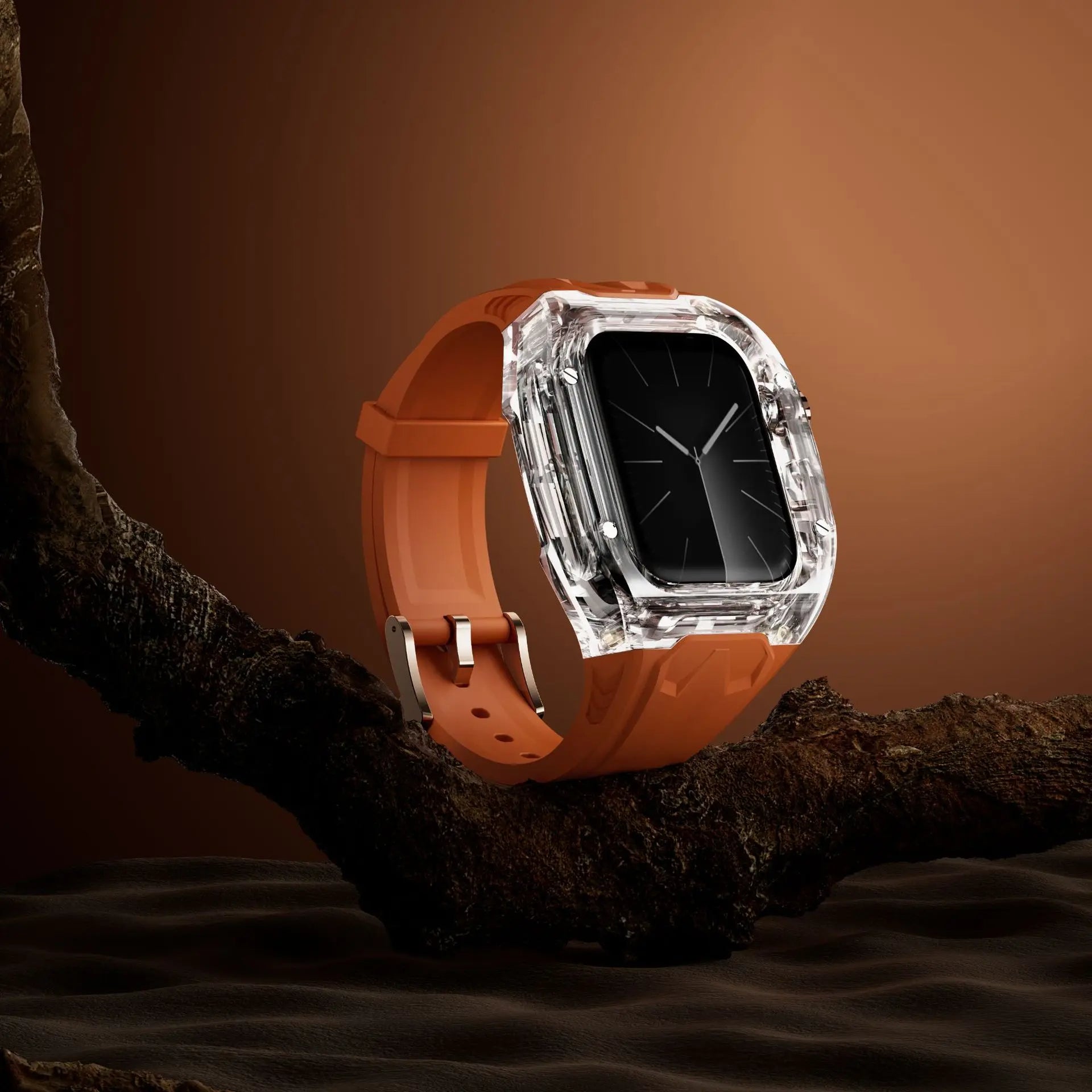 Luxury Transparent Case by Shopyholy  Compatible for Apple Watch