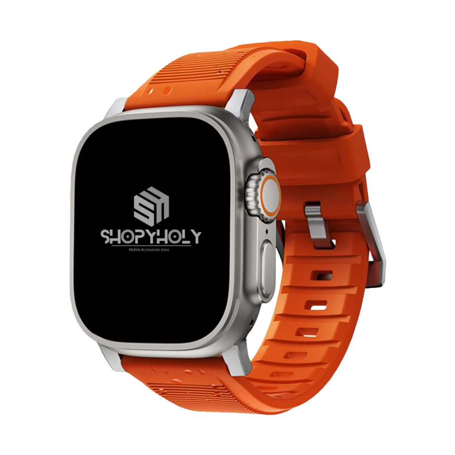 Orange Premium Casetify Rugged Bands By Shopyholy Comaptible For iWatch