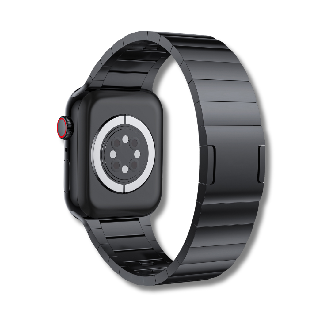 Black Magnetic Lock Straps By Shopyholy For iWatch