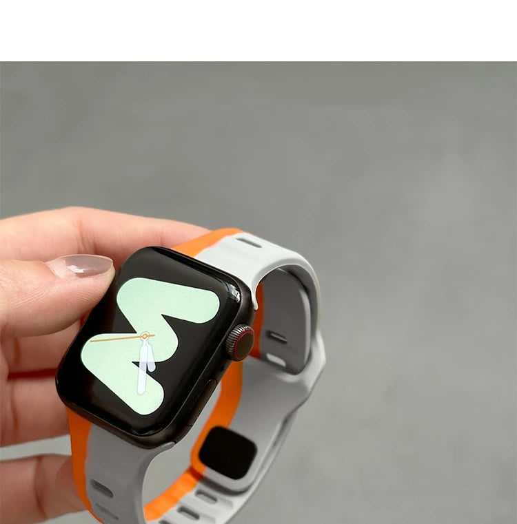 Ultra Strike Premium Silicone Sports Bands By Shopyholy Compatible For iWatch