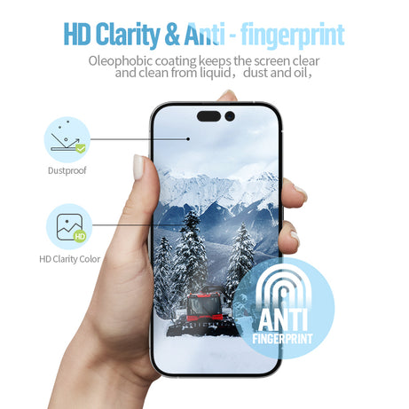 Premium HD 2.5D Privacy Tempered Glass Screen Protector for iPhone