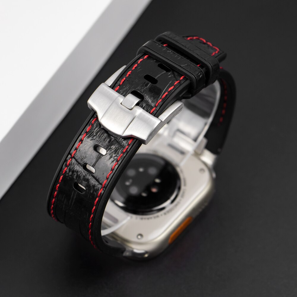 Luxury G-Shock Edition Crocodile Style Sports Bands By Shopyholy Comaptible For iWatch