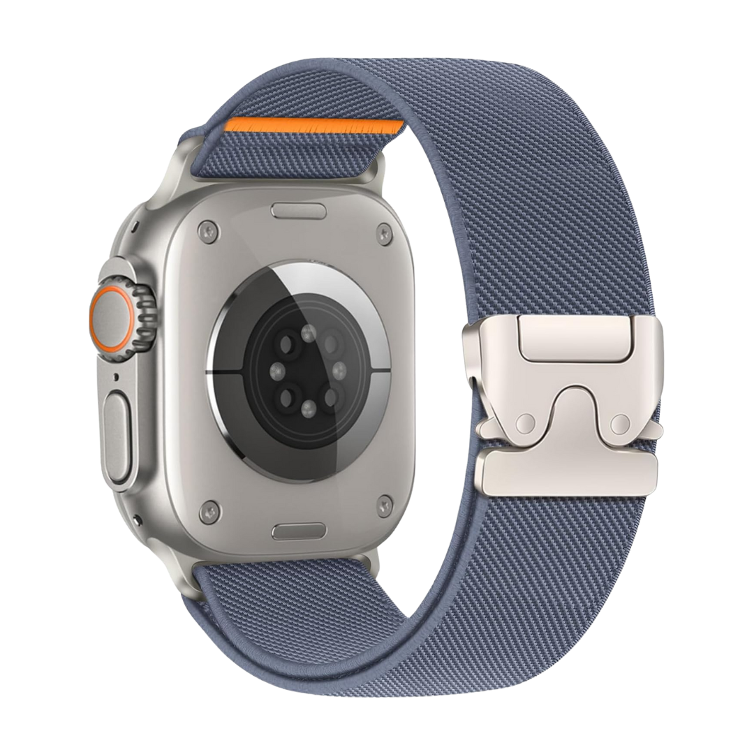 Grey Premium Nylon Paracode Sports Bands By Shopyholy Compatible For Apple Watch
