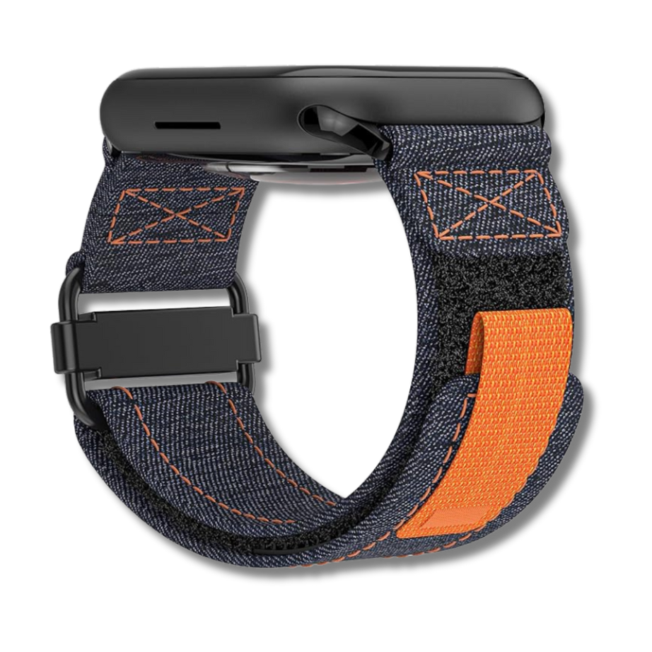 Denim Canvas Sports Bands By Shopyholy Compatible For iWatch