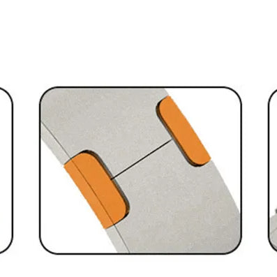 Titanium Orange Premium Metal Link Bracelet By Shopyholy For iWatch Ultra