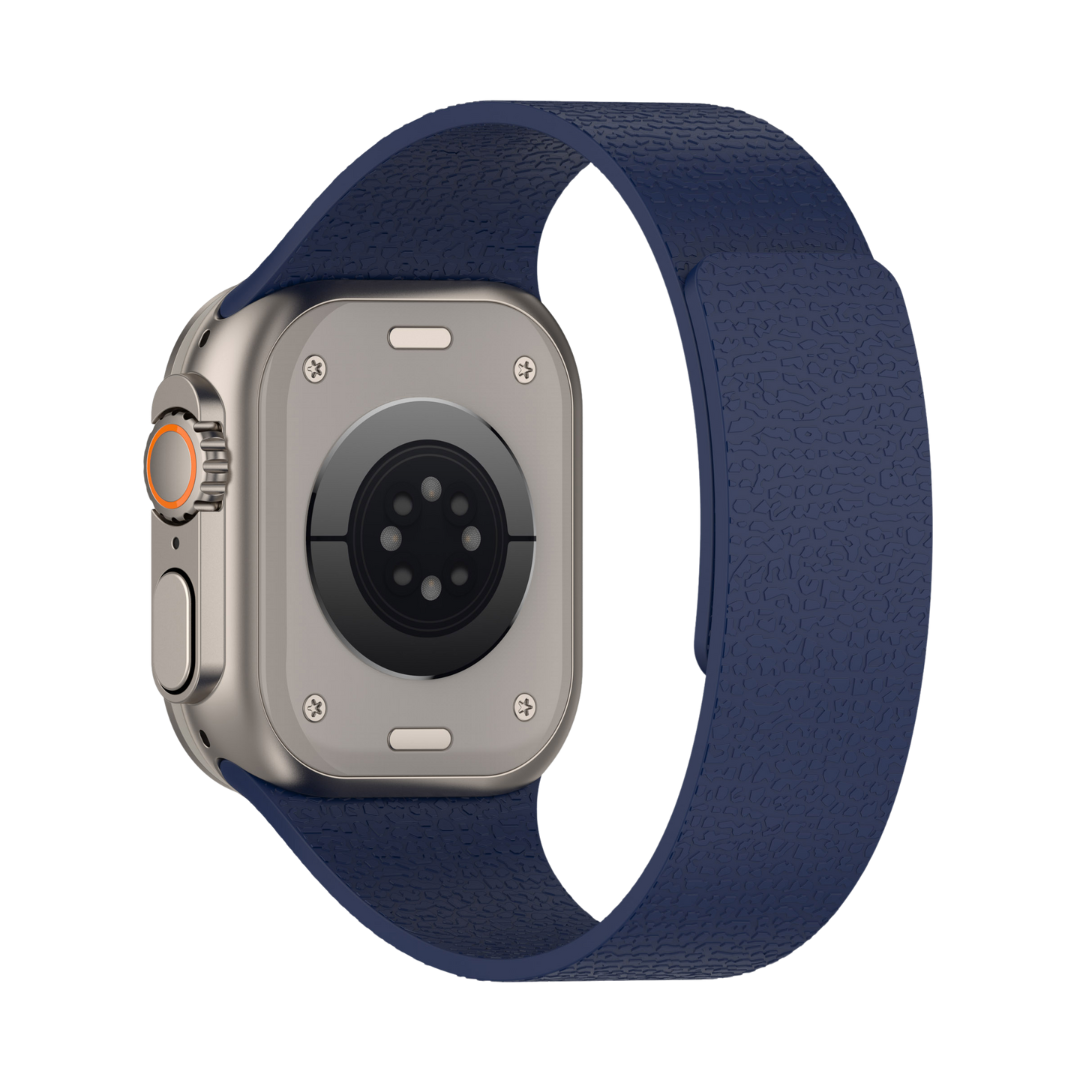Midnight Blue Premium Skin Friendly Magnetic Loop By Shopyholy Comaptible For Apple Watch