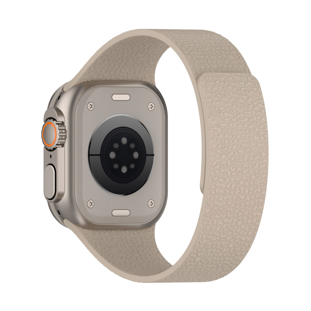 Brown Premium Skin Friendly Magnetic Loop By Shopyholy Comaptible For Apple Watch