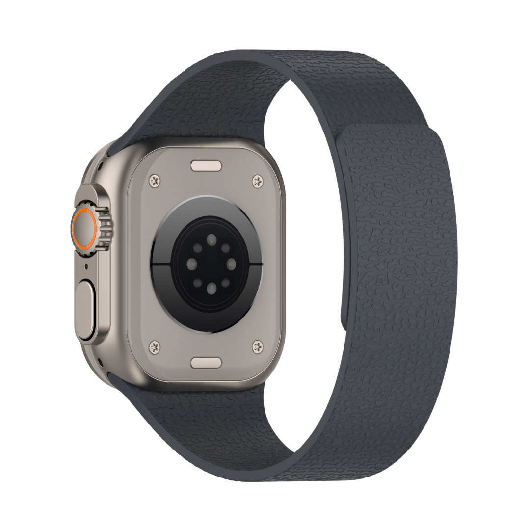 Dark Grey Premium Skin Friendly Magnetic Loop By Shopyholy Comaptible For Apple Watch