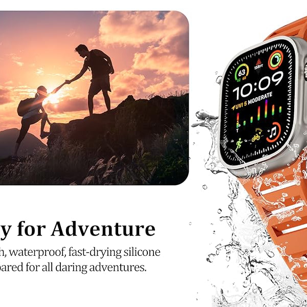 Premium Ultra Silicone Sports Bands By Shopyholy Compatible For Apple Watch