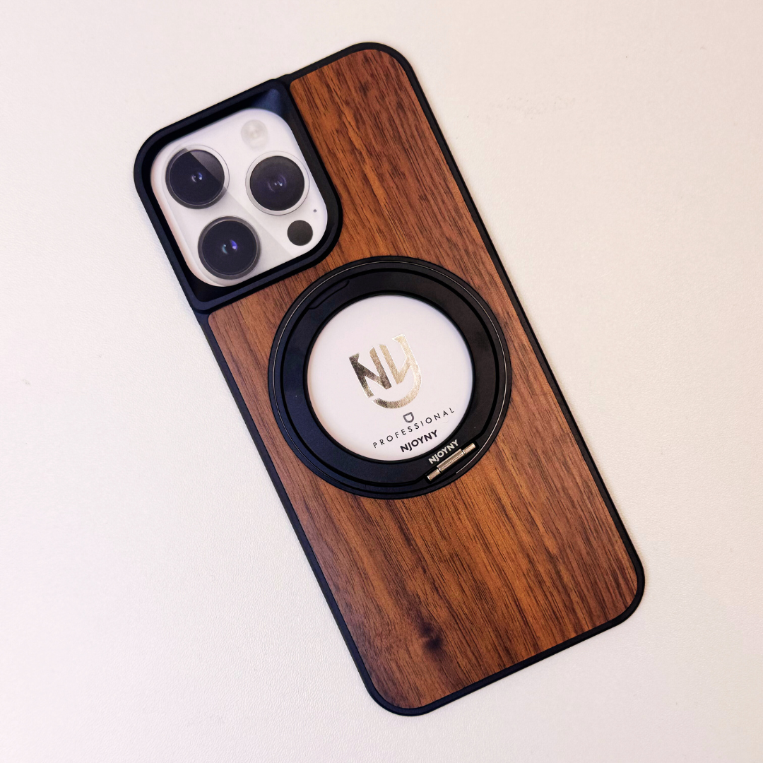 Luxury Wooden Feath Back Panel Case By Shopyholy Compatible For iPhone