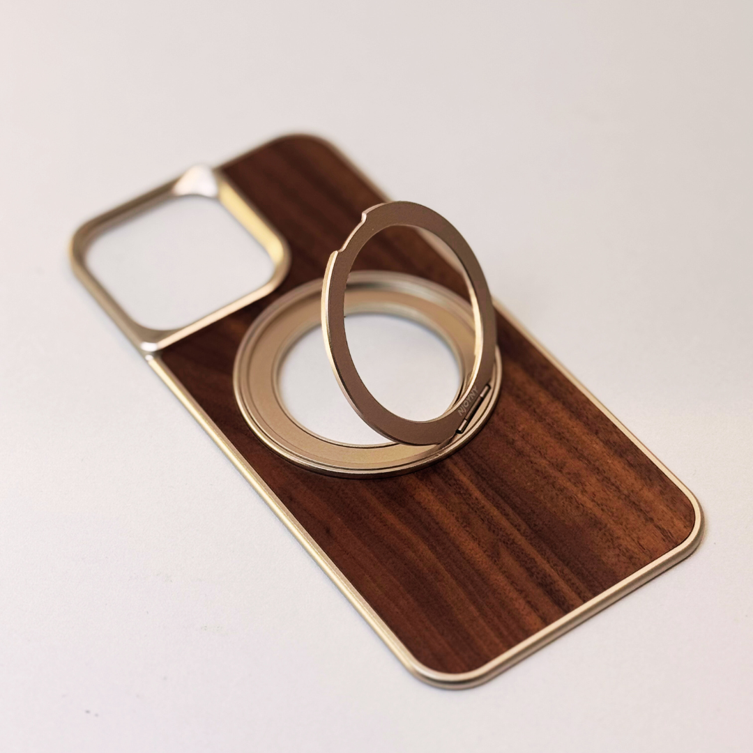 Luxury Wooden Feath Back Panel Case By Shopyholy Compatible For iPhone