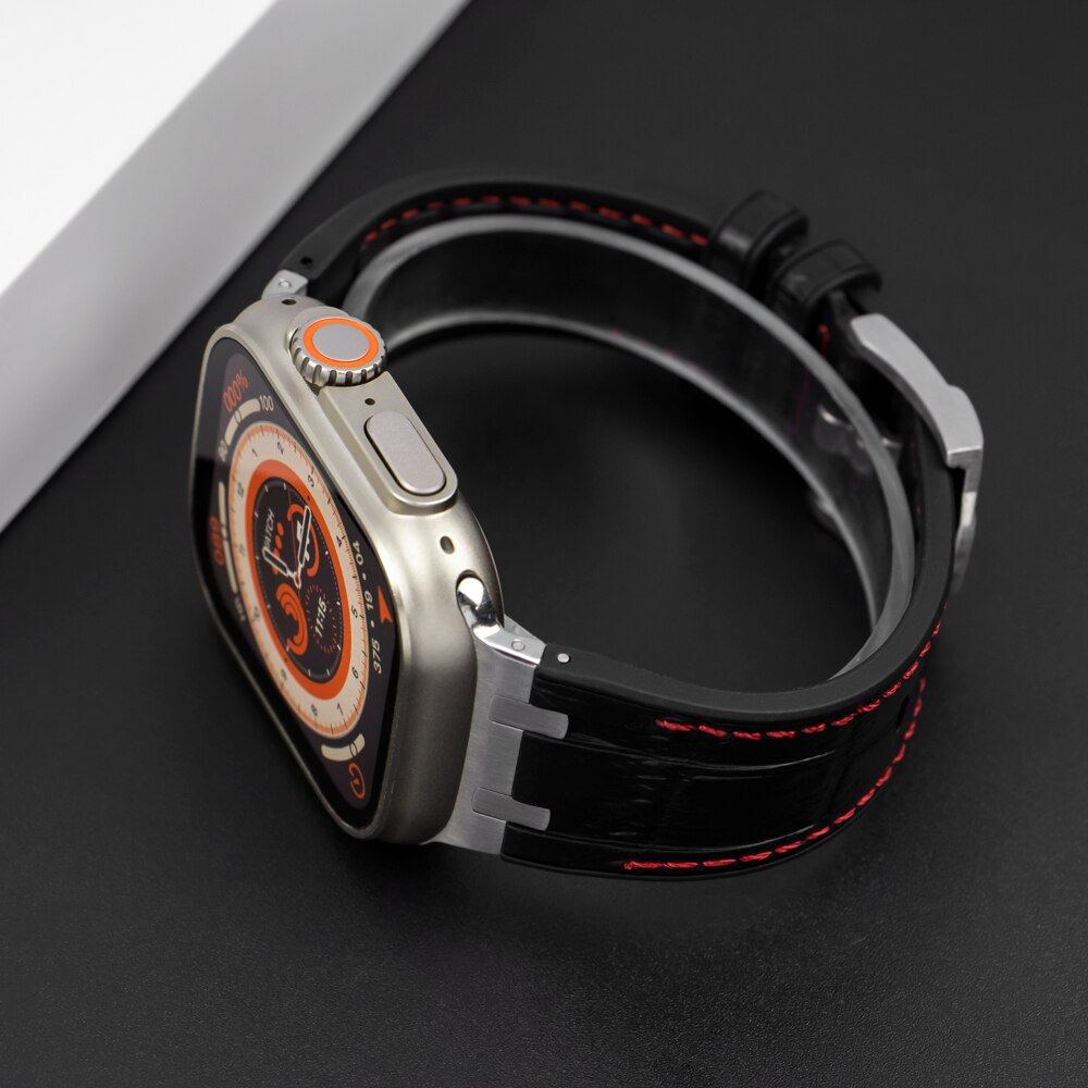 Luxury G-Shock Edition Crocodile Style Sports Bands By Shopyholy Comaptible For iWatch