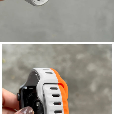 Ultra Strike Premium Silicone Sports Bands By Shopyholy Compatible For iWatch