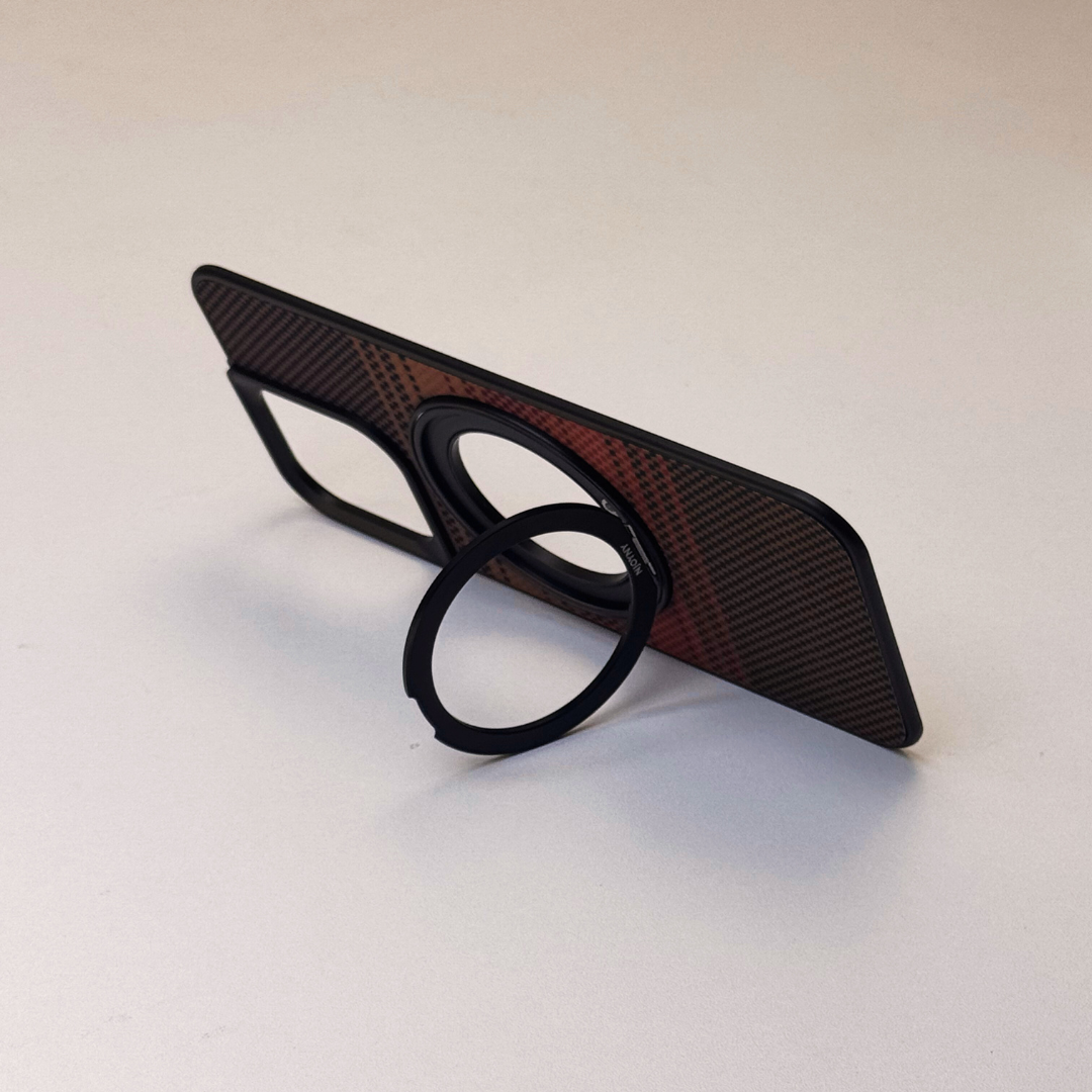 Luxury Kevlar Fiber Feath Back Panel Case By Shopyholy Compatible For iPhone