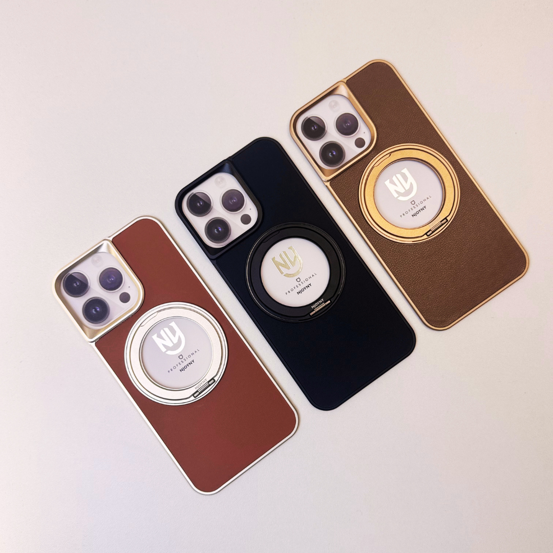 Luxury Leather Feath Back Panel Case By Shopyholy Compatible For iPhone