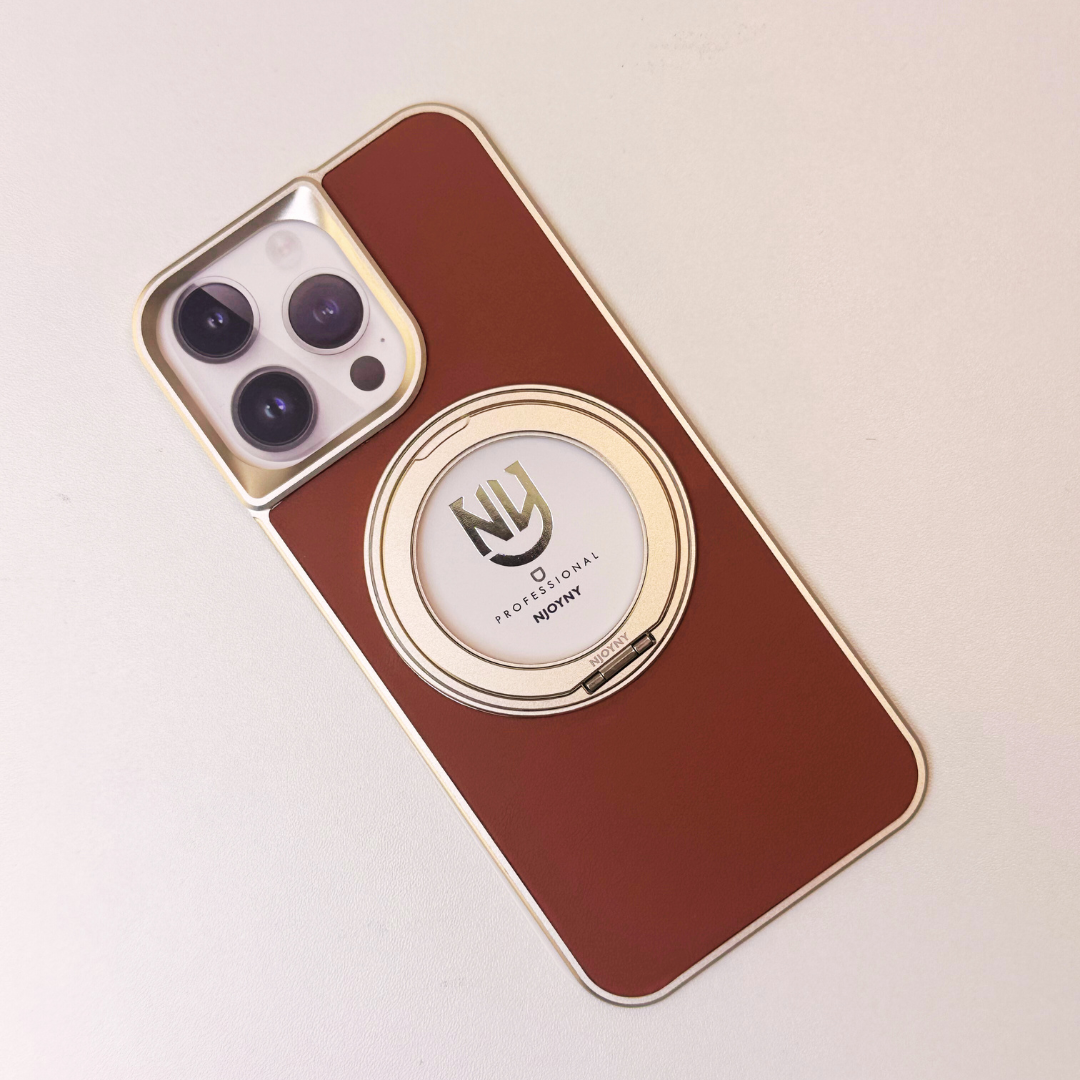 Luxury Leather Feath Back Panel Case By Shopyholy Compatible For iPhone