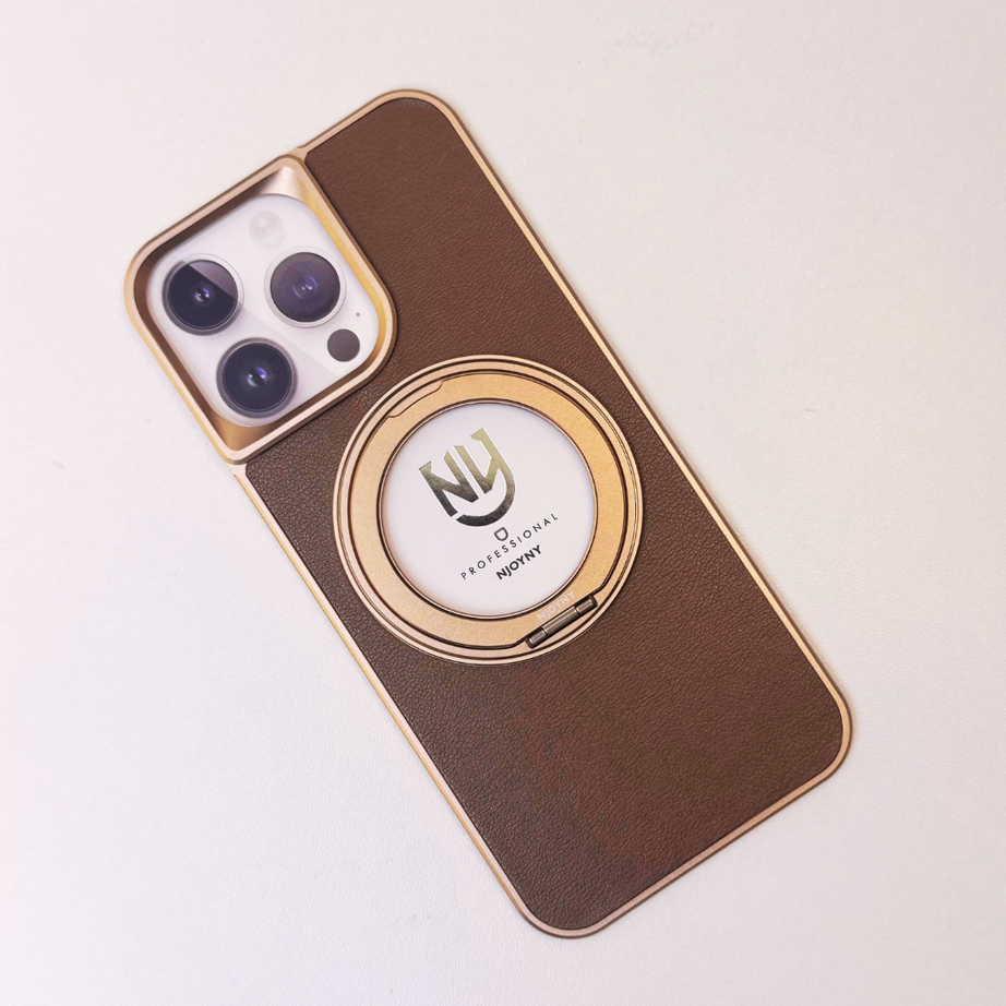 Luxury Leather Feath Back Panel Case By Shopyholy Compatible For iPhone