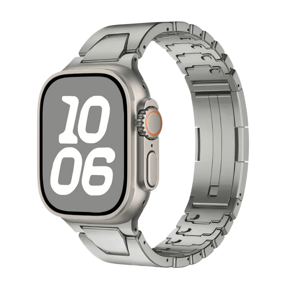 Titanium Luxury Quilk Release Band By Shopyholy Compatible For Appe Watch