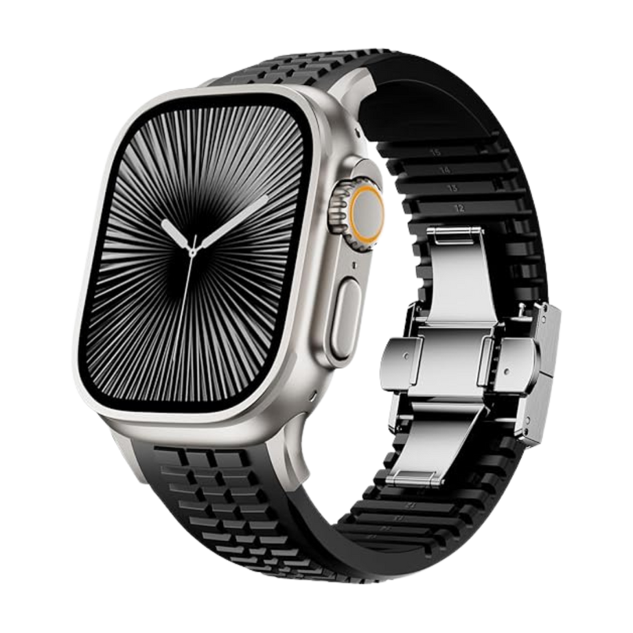 Black T Luxury Paladin Sports Bands By Shopyholy Compatible For Apple Watch