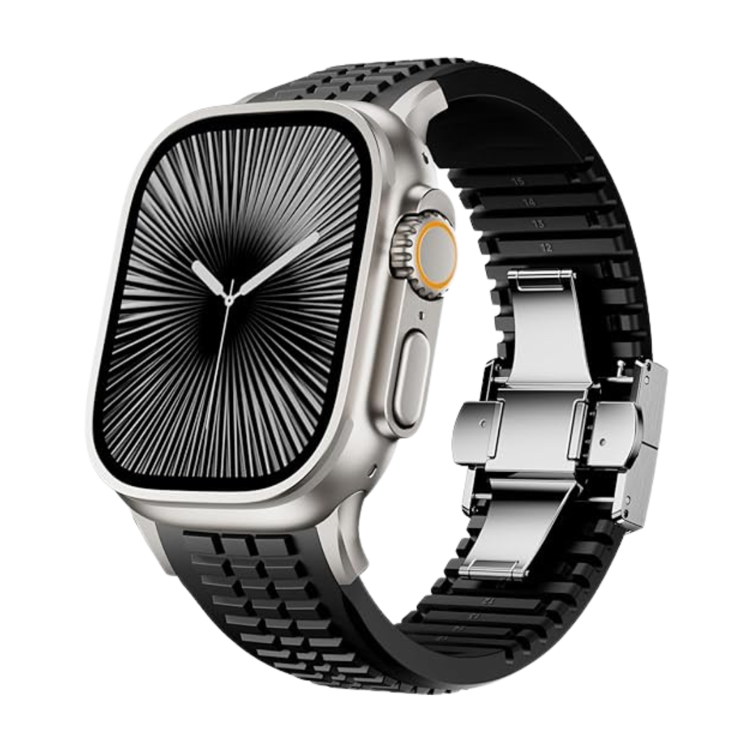 Black T Luxury Paladin Sports Bands By Shopyholy Compatible For Apple Watch