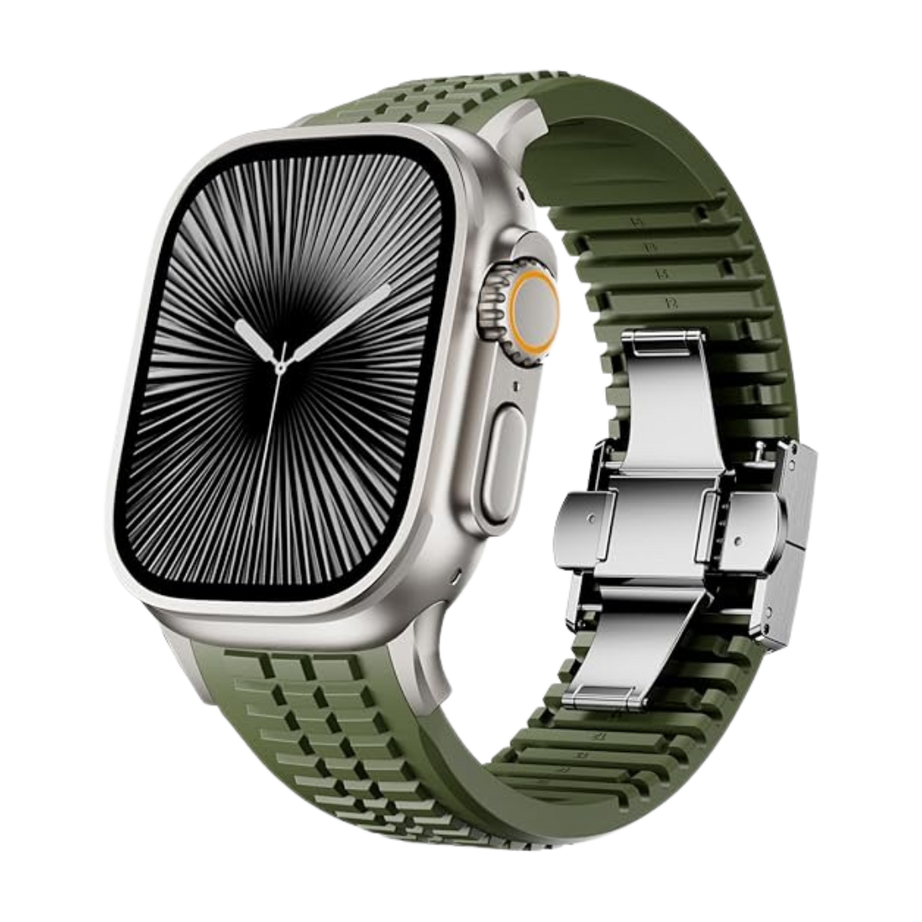 Army Green T Luxury Paladin Sports Bands By Shopyholy Compatible For Apple Watch