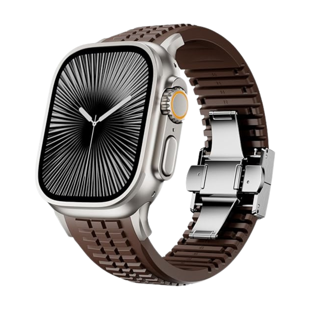 Brown T Luxury Paladin Sports Bands By Shopyholy Compatible For Apple Watch