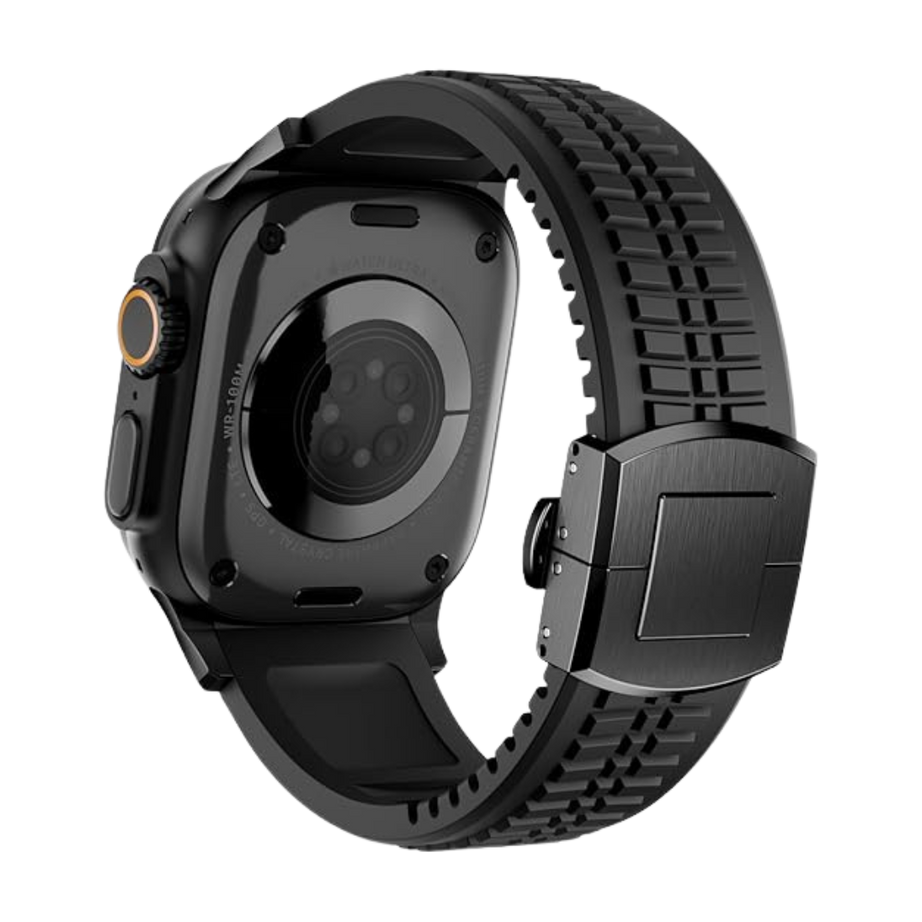 Full Black Luxury Paladin Sports Bands By Shopyholy Compatible For Apple Watch