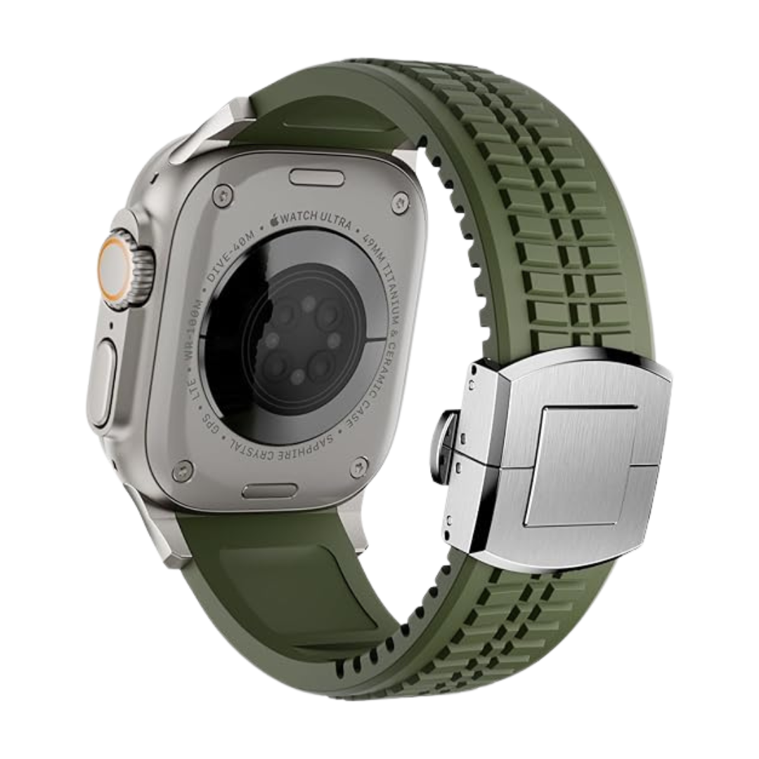 Army Green T Luxury Paladin Sports Bands By Shopyholy Compatible For Apple Watch