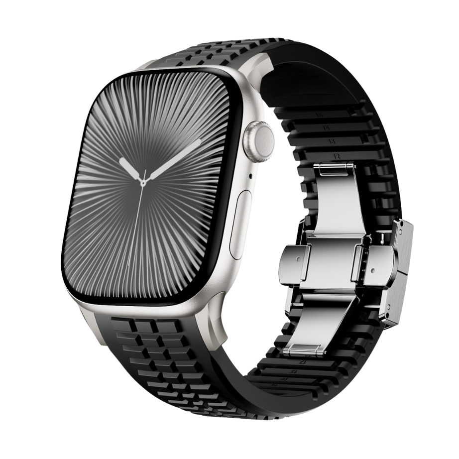 Black T Luxury Paladin Sports Bands By Shopyholy Compatible For Apple Watch