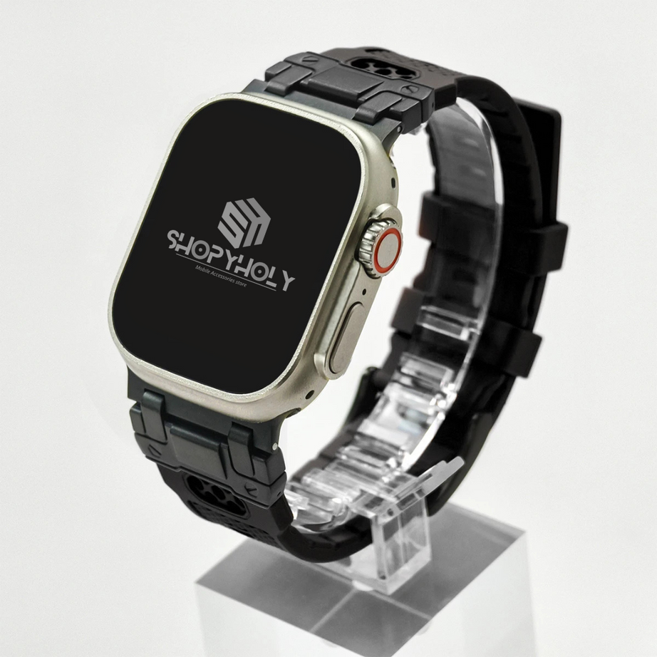 Full Black Luxury RYB Stylish Sports Bands By Shopyholy Compatible For iWatch