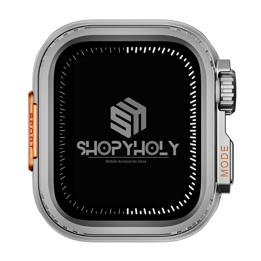 Grey Luxury Change To Ultra Metal Case By Shopyholy Compatible For Apple Watch