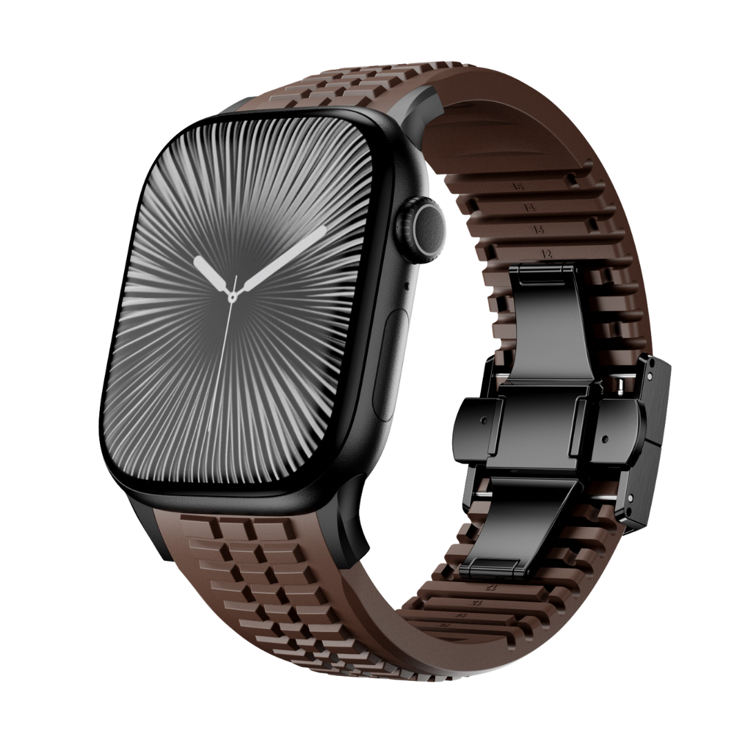 Brown B Luxury Paladin Sports Bands By Shopyholy Compatible For Apple Watch