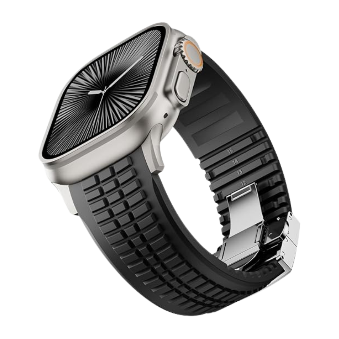 Black T Luxury Paladin Sports Bands By Shopyholy Compatible For Apple Watch