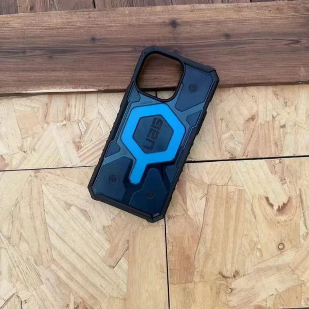 Premium Transparent Pathfinder Rugged Protective Case with MagSafe By Shopyholy For iPhone