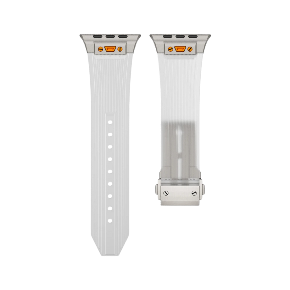 Transparent Luxury Hublot Style Band By Shopyholy Compatible For Apple Watch