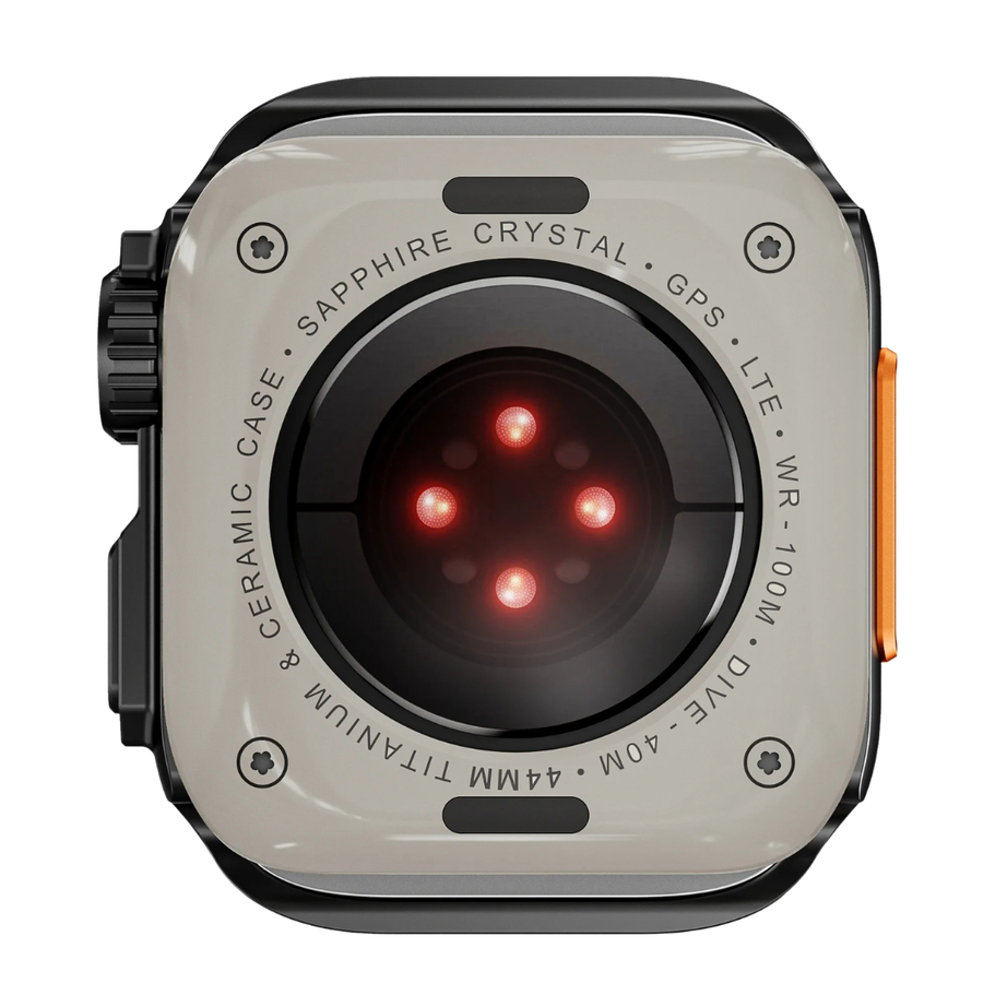 Black Luxury Change To Ultra Metal Case By Shopyholy Compatible For Apple Watch