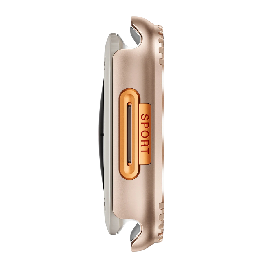 Rose Gold Luxury Change To Ultra Metal Case By Shopyholy Compatible For Apple Watch