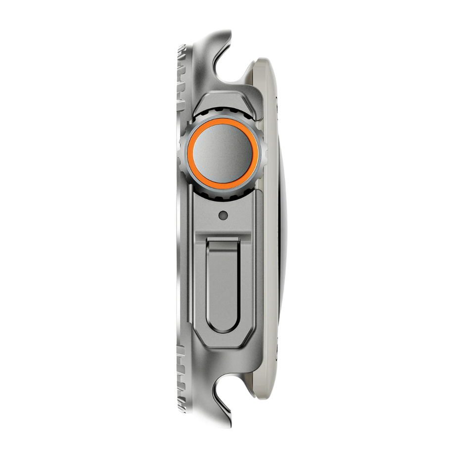 Grey Luxury Change To Ultra Metal Case By Shopyholy Compatible For Apple Watch