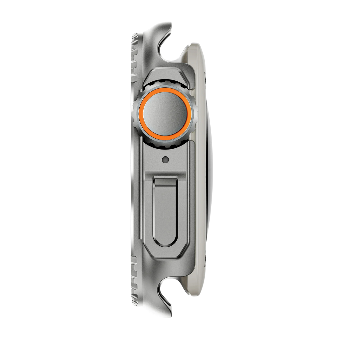 Grey Luxury Change To Ultra Metal Case By Shopyholy Compatible For Apple Watch