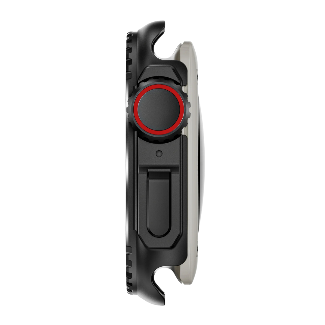 Black Luxury Change To Ultra Metal Case By Shopyholy Compatible For Apple Watch