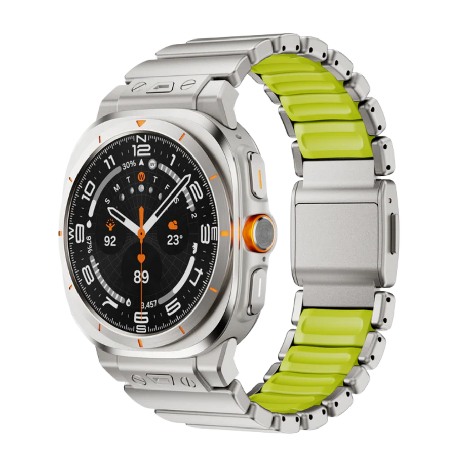 Titanium Green Luxury Ocean Titanium Band for Samsung Galaxy Watch Ultra 47mm