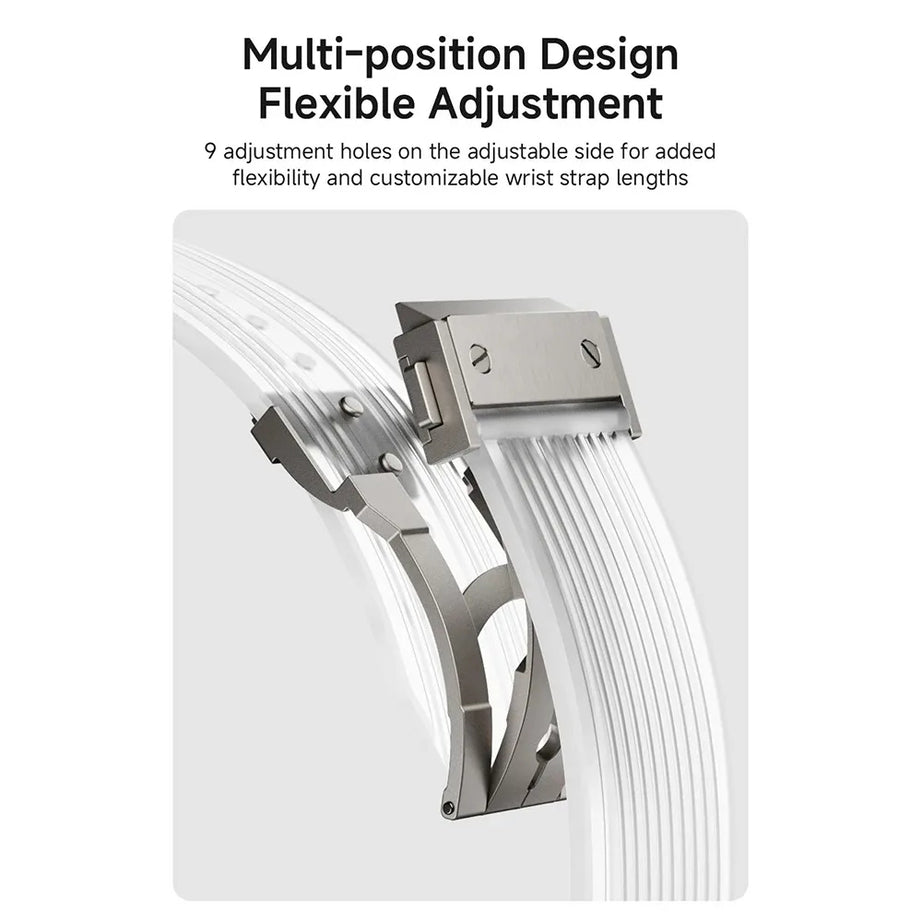 Transparent Luxury Hublot Style Band By Shopyholy Compatible For Apple Watch