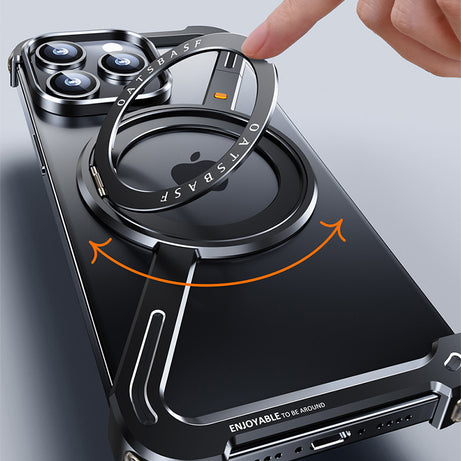 Luxury Movenchy Z Frameless Metal Bumper Case For iPhone