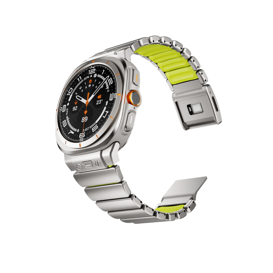 Titanium Green Luxury Ocean Titanium Band for Samsung Galaxy Watch Ultra 47mm